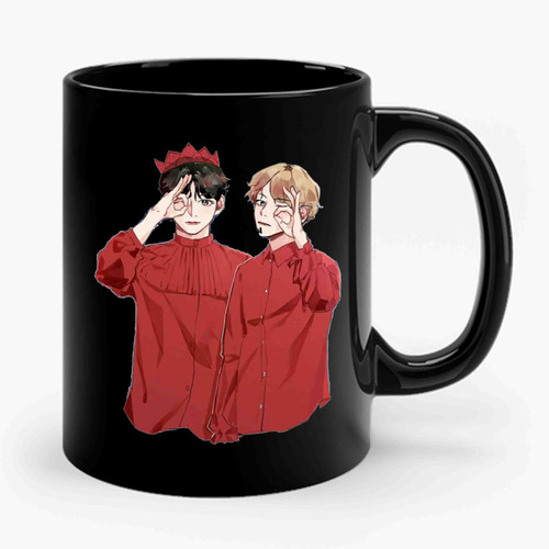 bts drawing clipart Ceramic Mug