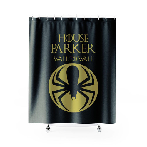 Game Of Thrones Spiderman House Psrker Wall To Wall Shower Curtain