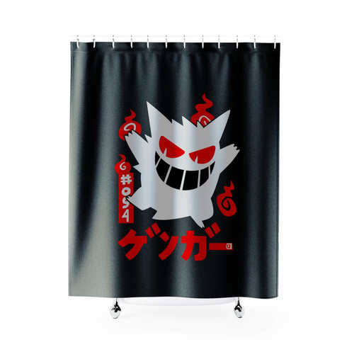 Gengar Japanese Style Pokemon Shower Curtain