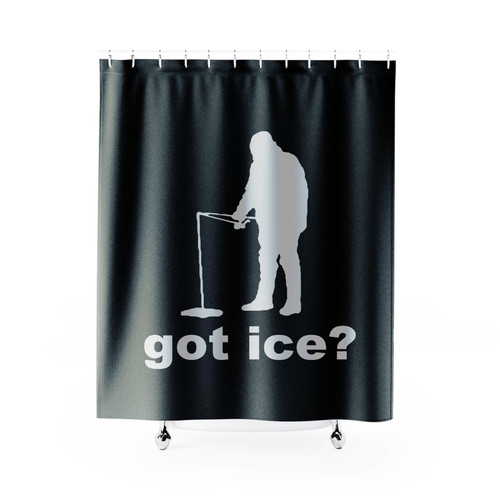 Got Ice Fishing Shower Curtain
