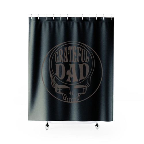 Grateful Dad Skull Shower Curtain