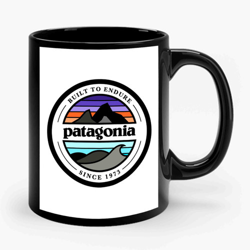 built to endure patagonia Ceramic Mug