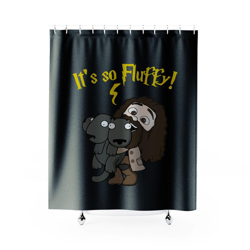 Hagrid Its So Fluffy Shower Curtain