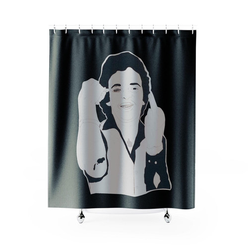 Hector Lavoe Graphic Shower Curtain