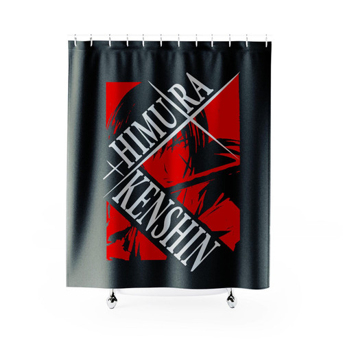 Himura Kenshin Angry Samurai X Shower Curtain