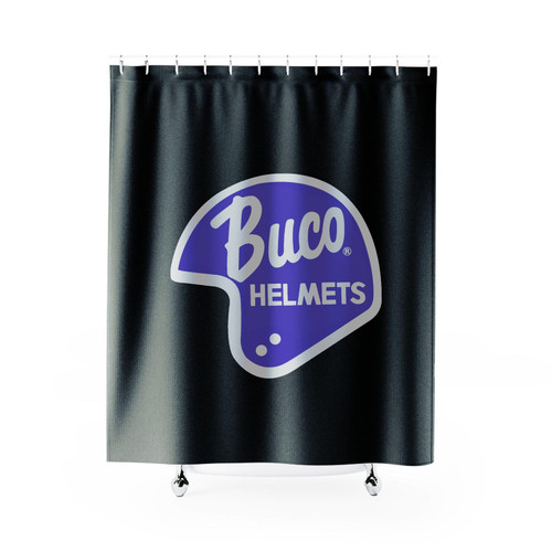 Hot Rod Racing Buco Helmets Shower Curtain
