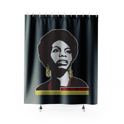I'm Feeling Good Nina Simone Shower Curtain