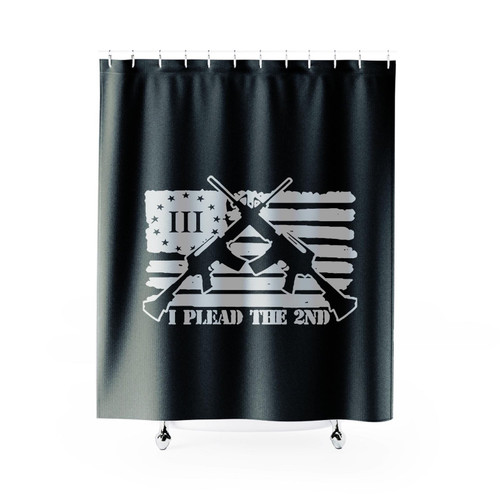 I Plead The 2Nd Amendment Pro-Gun Shower Curtain