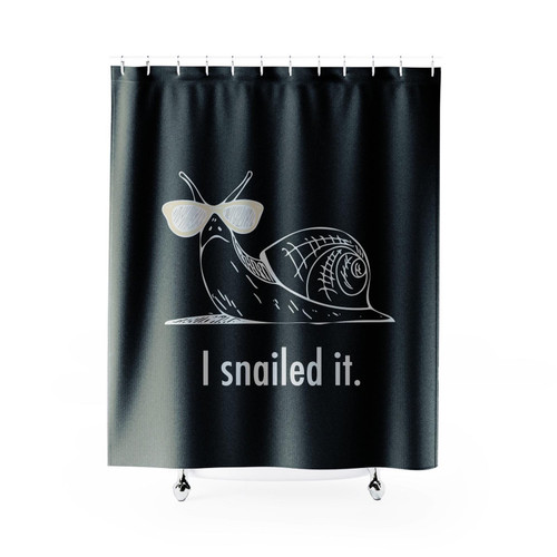 I Snailed It Shower Curtain
