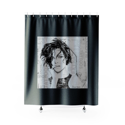 Jaimie Alexander Blindspot Shower Curtain