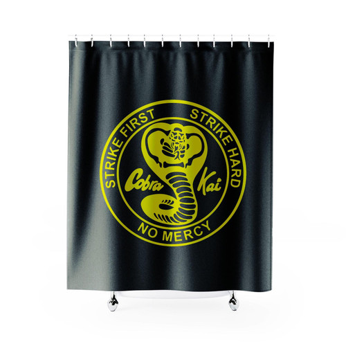 Karate Kid Cobra Kai Logo Shower Curtain