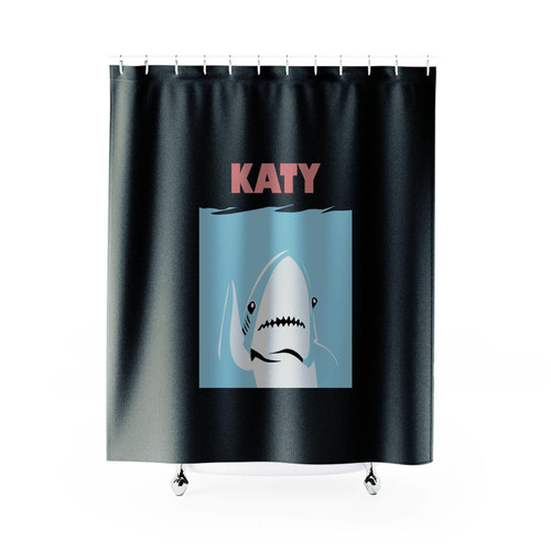 Katy Perry Shark Katy Jaws Shower Curtain