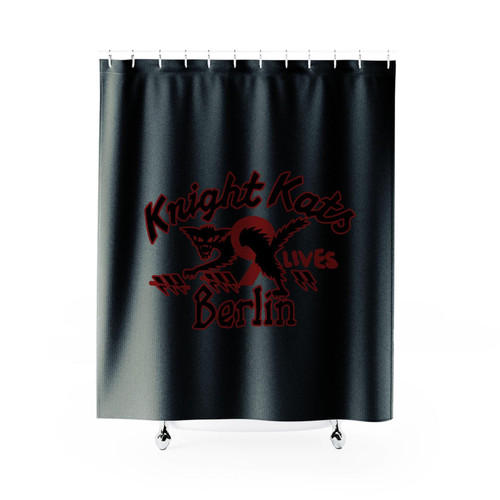 Knight Kats Motorcycle Club Shower Curtain