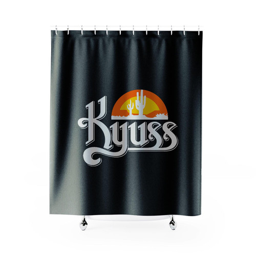 Kyuss Rock Band Logo Shower Curtain