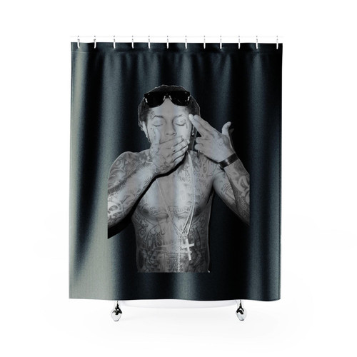 Lil Wayne Hip Hop Rapper Shower Curtain