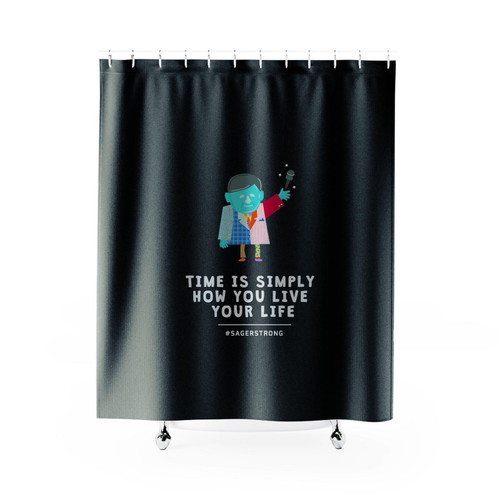 Live Your Life With Craig Sager Shower Curtain