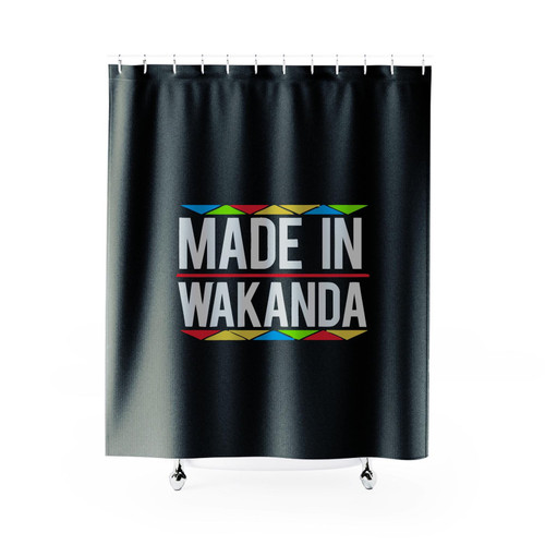 Made In Wakanda Black Panther Shower Curtain