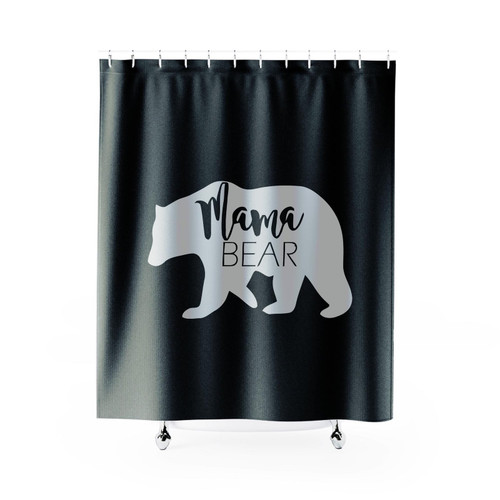 Mama Bear Mom Life Shower Curtain