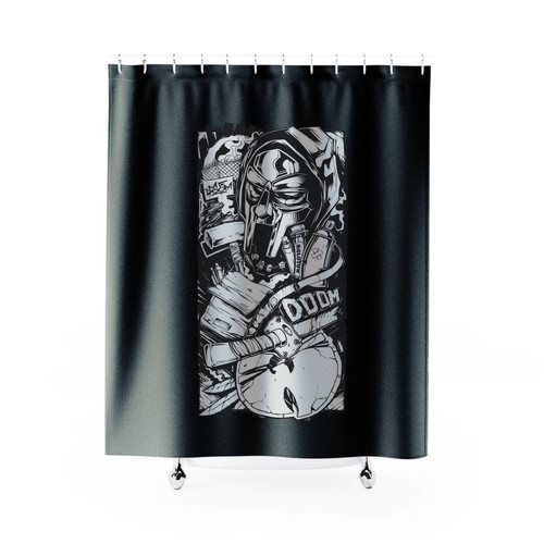 Mf Doom Tattoo Hip Hop Rap Art Shower Curtain