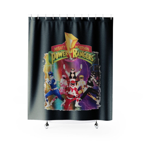 Mighty Morphin Power Rangers Shower Curtain