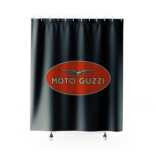 Moto Guzzi Logo Shower Curtain