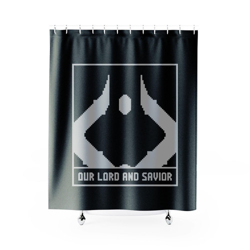 Our Lord And Savior Nicol Bolas Player 8 Bit Shower Curtain