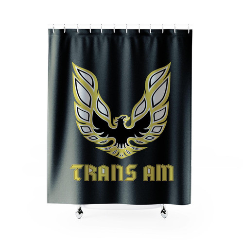 Pontiac Firebird Trans Am Gm Retro Vintage Car 2 Shower Curtain