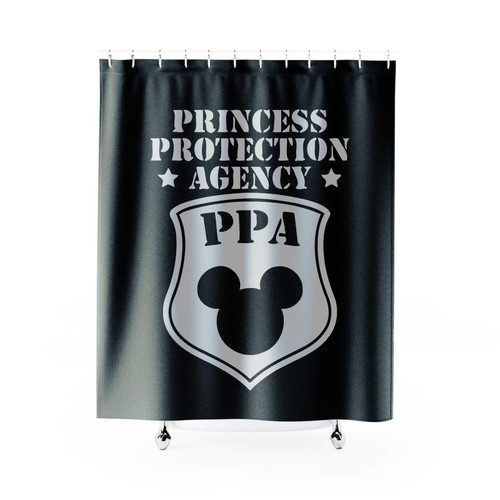 Princess Protectin Agency Disney Princess Shower Curtain