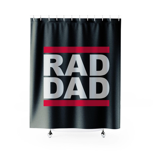 Rad Dad Shower Curtain