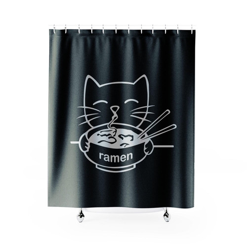 Ramen Cat Shower Curtain