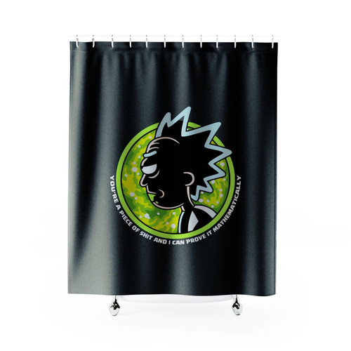 Rick And Morty Youre Shit And I Can Prove It Mathematically Shower Curtain