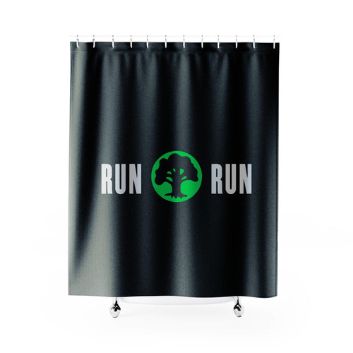Run Forest Run Shower Curtain