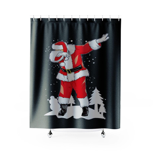 Santa Claus Dabbing Shower Curtain