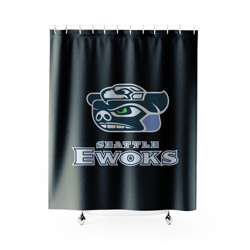 Seattle Ewoks Shower Curtain