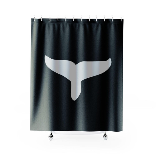 Seaworld Inspired Orca Trainer Shower Curtain