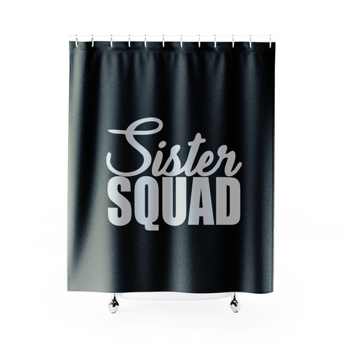 Sister Squad Family Reunion Funny Sister Funny Aunt Shower Curtain