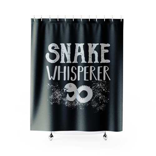 Snake Whisperer Shower Curtain