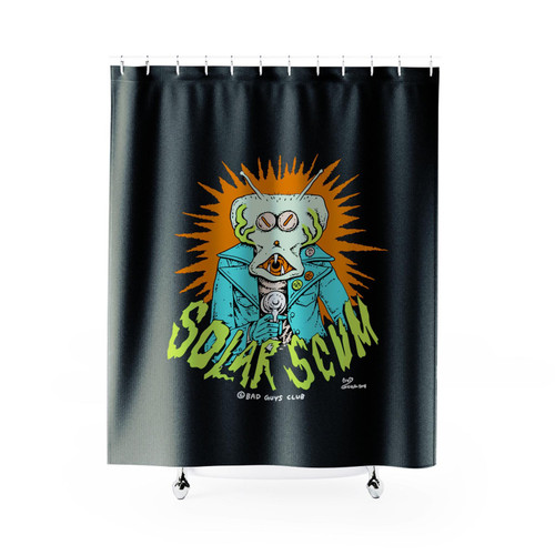 Solar Scum Shower Curtain