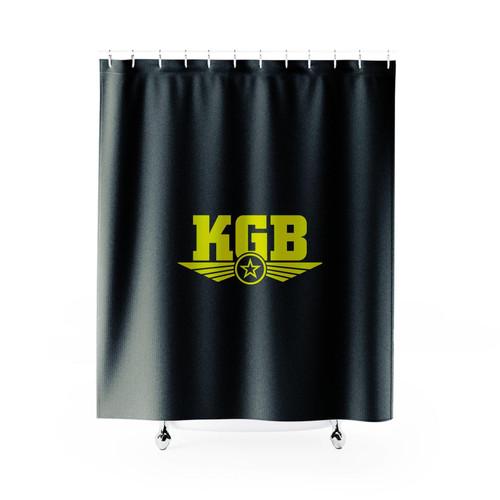 Soviet Kgb Logo Shower Curtain