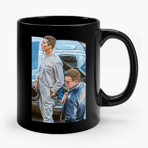 Christian Bale & Matt Damon Ford v Ferrari Ceramic Mug