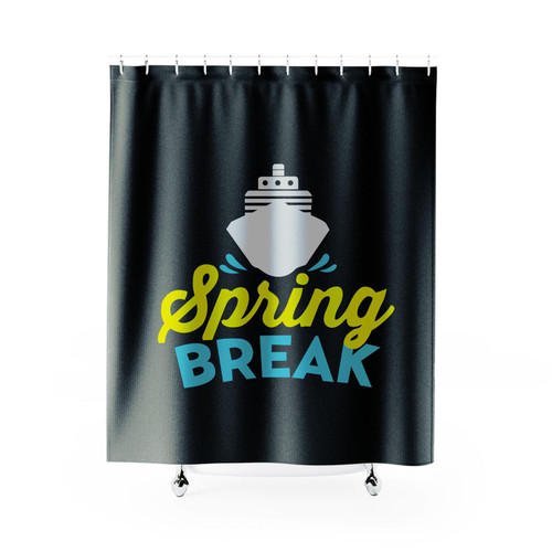 Spring Break Cruise Shower Curtain