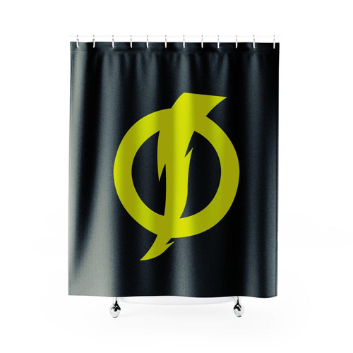 Static Shock Symbol Superhero Shower Curtain