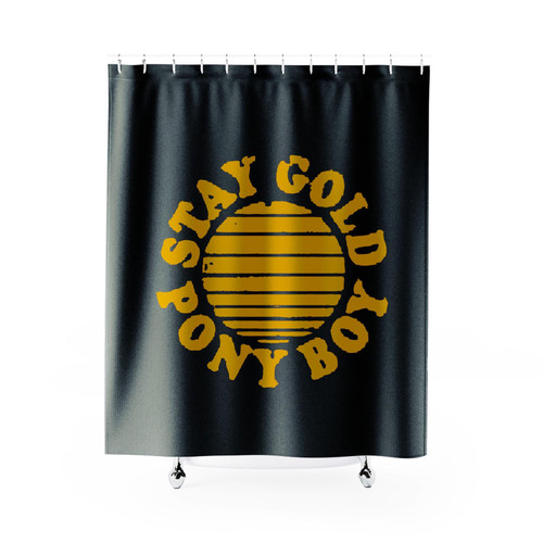 Stay Gold Ponyboy Michael Curtis The Outsiders Shower Curtain