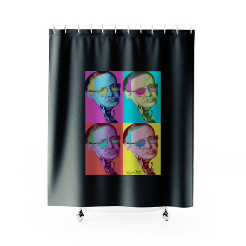 Stephen Hawking Shower Curtain