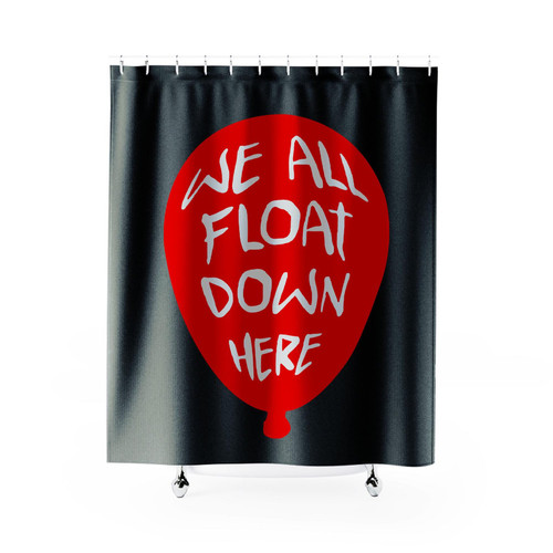 Stephen King It We All Float Down Here Pennywise Shower Curtain