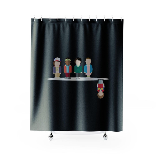 Stranger Things The Upside Down Funny Shower Curtain
