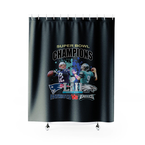 Super Bowl Champions Patriots Vs Eagles Shower Curtain