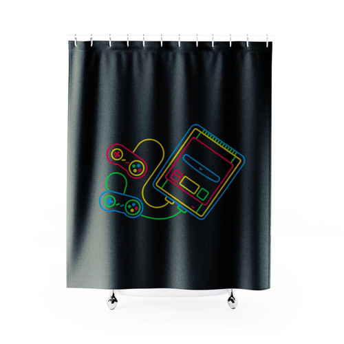 Super Famicom Box Shower Curtain