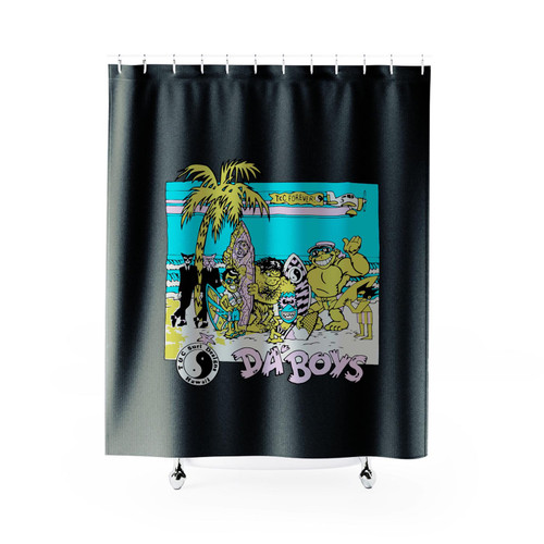 Surf T&C Da Boys 80S Shower Curtain