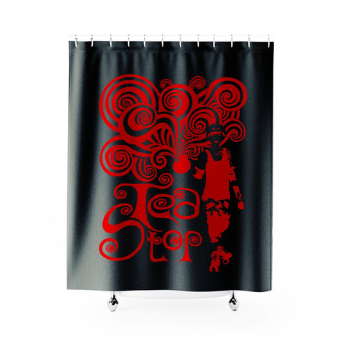 Tea Stop Roller Shower Curtain